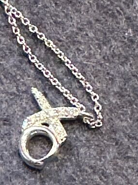 18k white gold Tiffany and Co. necklace